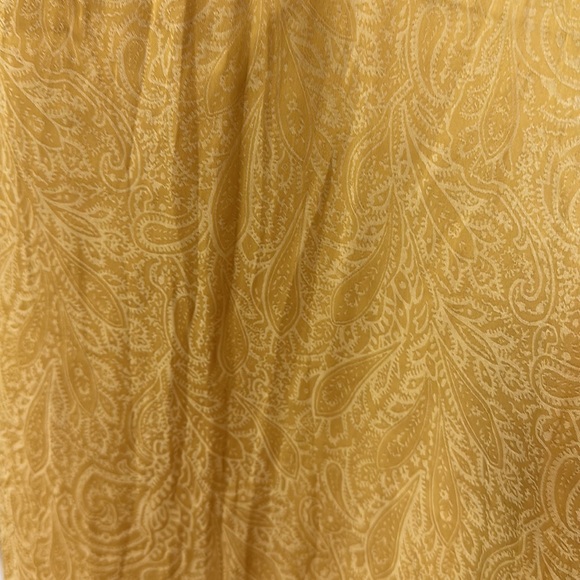 GUESS NWT Hanna Asymmetrical wrap Dress Golden Chartreuse size M - Picture 8 of 10